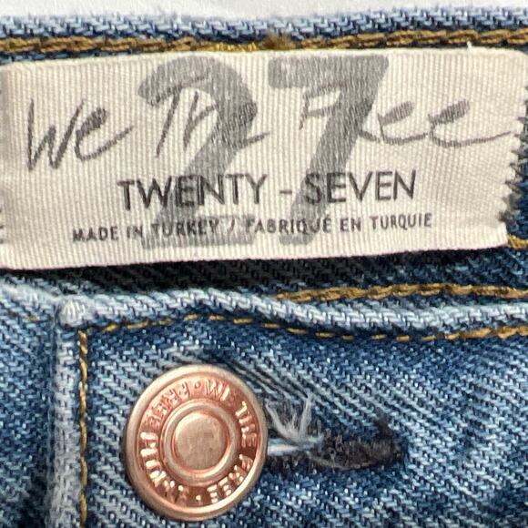 We the Free Maggie Ripped Crop Straight Leg Jeans, size 27 - Picture 8 of 8